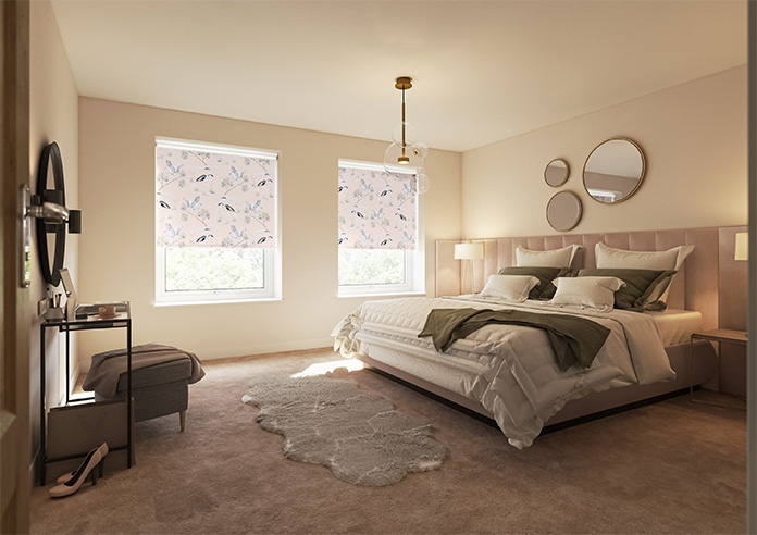 Cranes, Blush Pink - Roller Blind - Image 7
